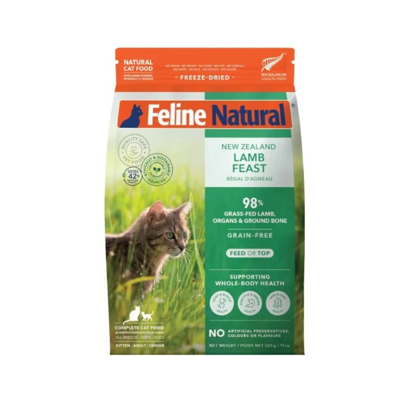 画像1: Feline Natural フリーズドライフード　ラム・フィースト ３２０ｇ (1)